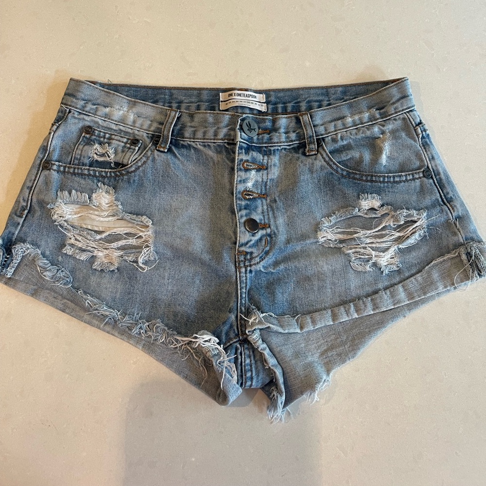 One X One teaspoon Denim Shorts